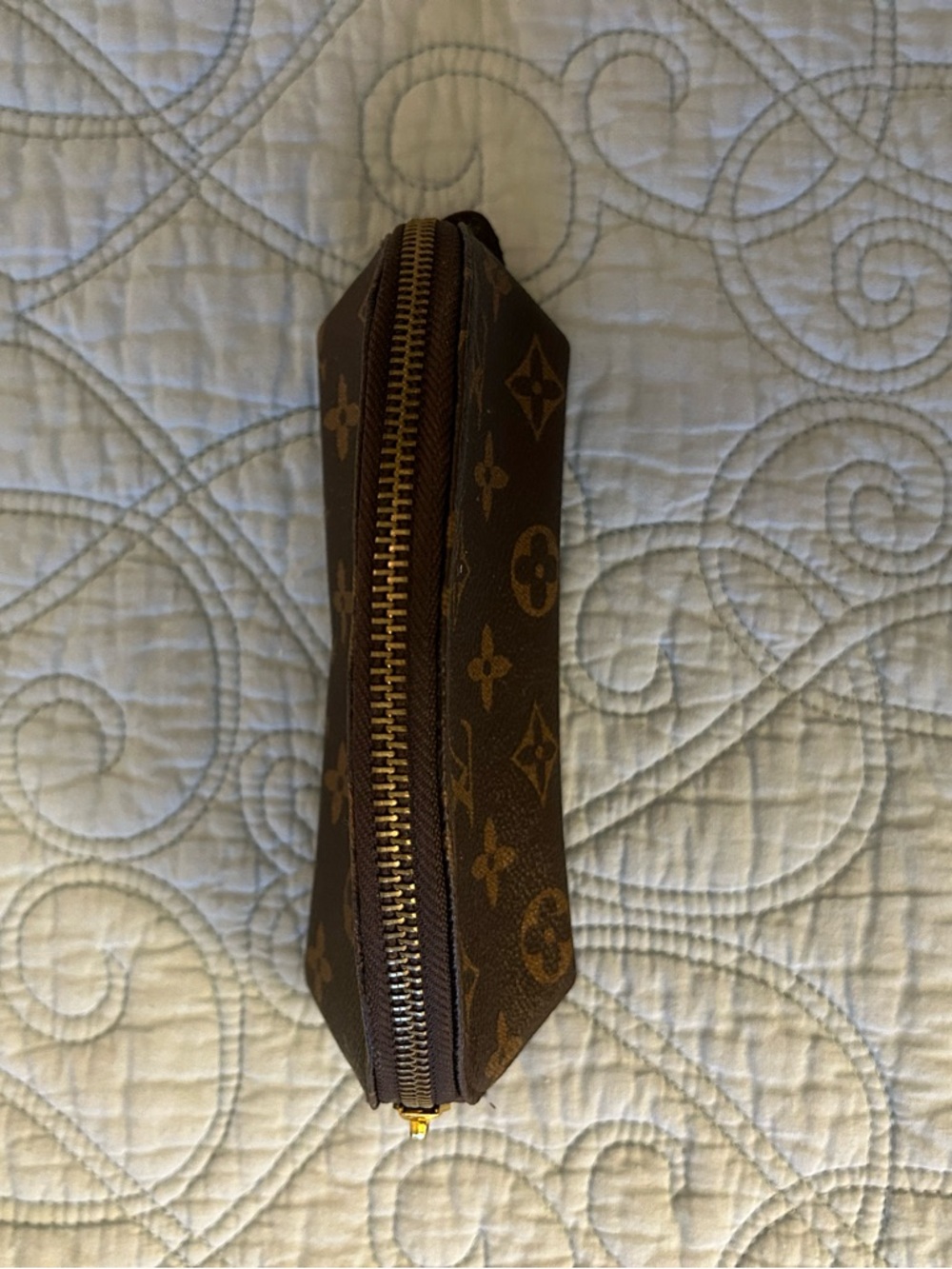 Mini Brown Monogram Pouch - Picture 2 of 9